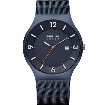 Bering 14440-393 herreur Solar med blå urskive
